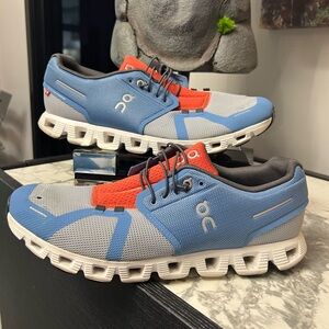 On Cloud 5 Push Running Shoes Mens Size 11.5 Sneakers Niagara Chambray 69.98867